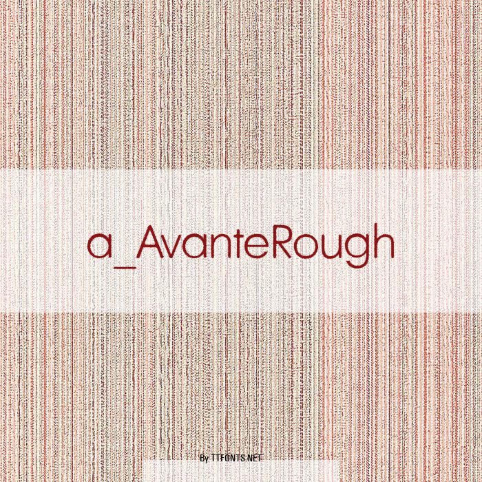 a_AvanteRough example