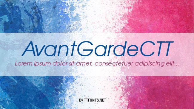 AvantGardeCTT example