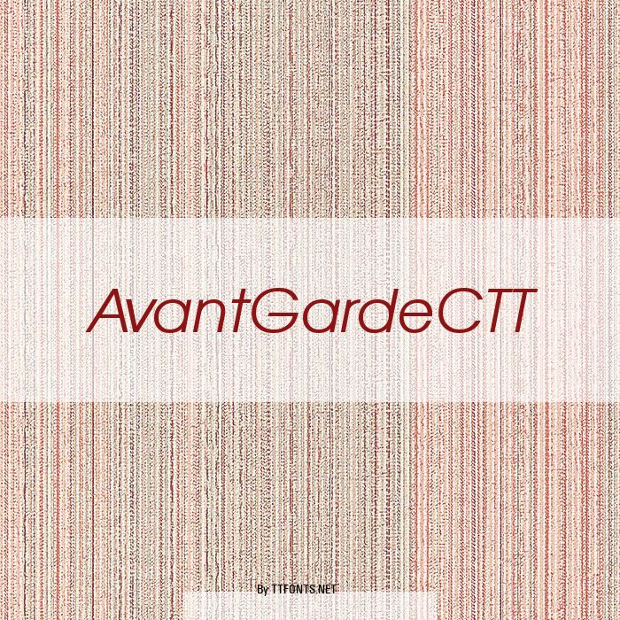 AvantGardeCTT example