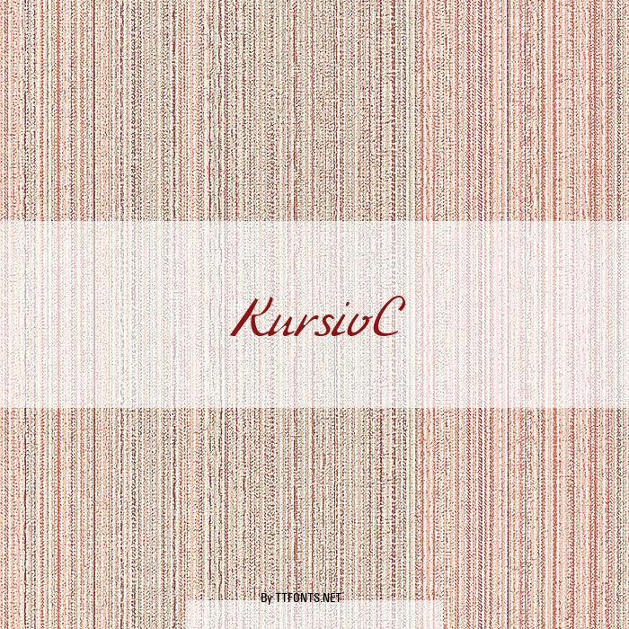 KursivC example