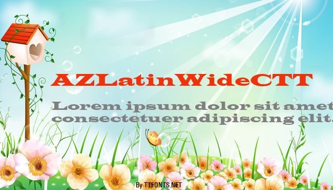AZLatinWideCTT example
