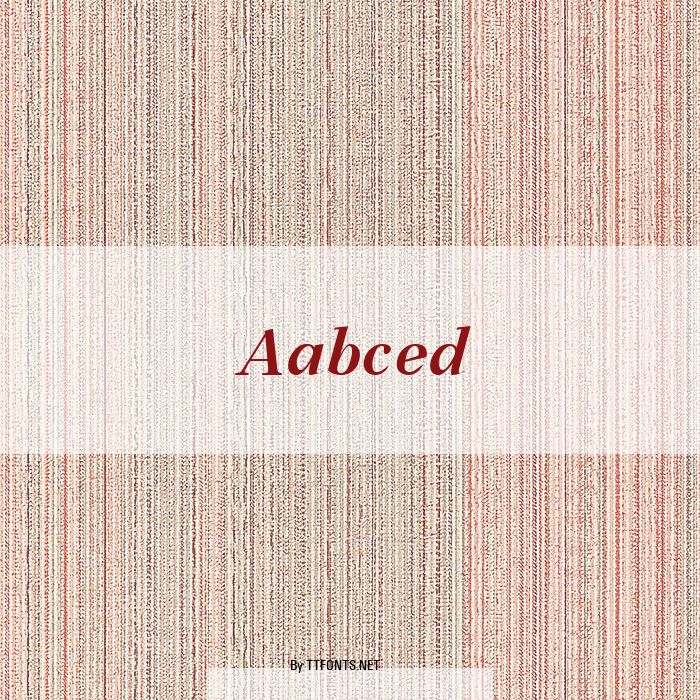 Aabced example