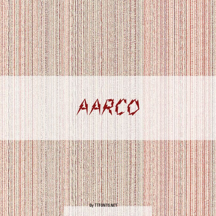 Aarco example