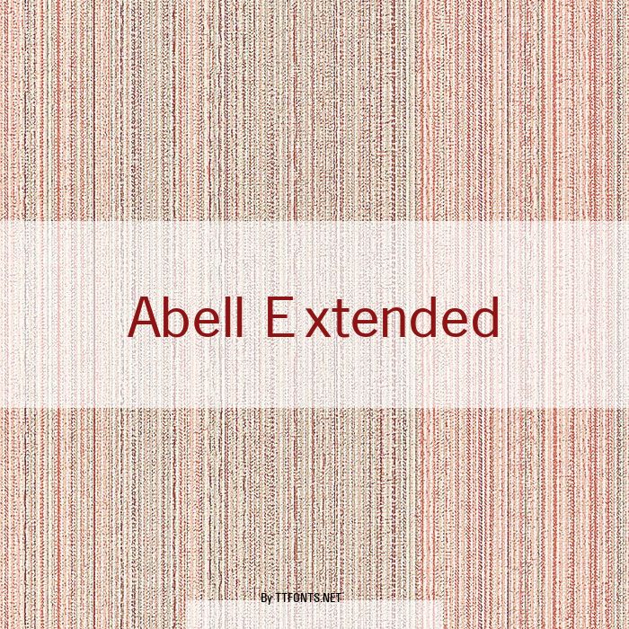 Abell Extended example