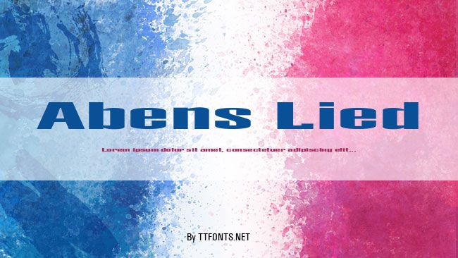 Abens Lied example