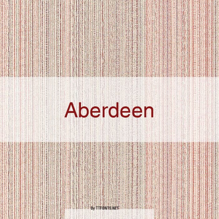 Aberdeen example