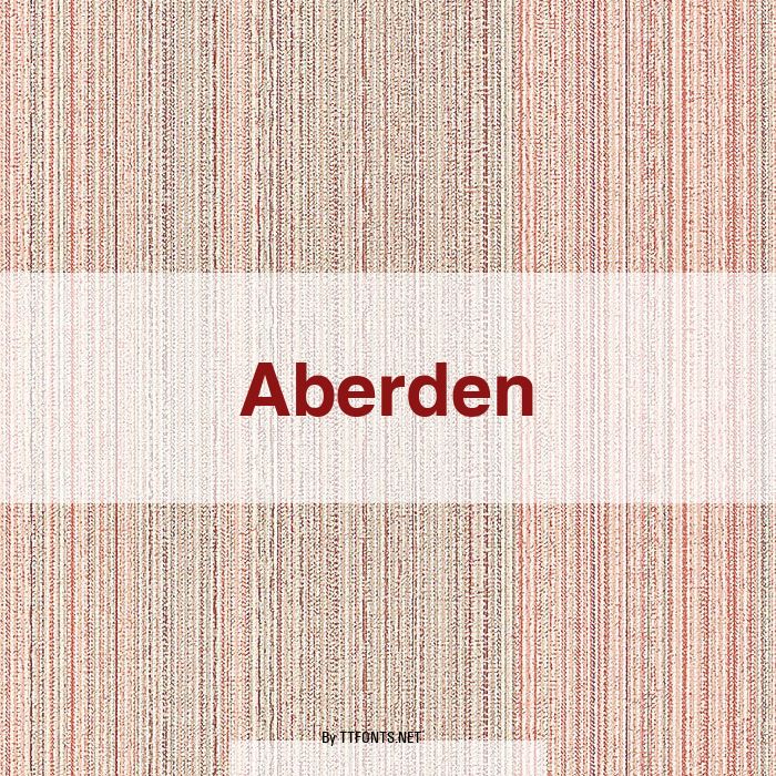 Aberden example