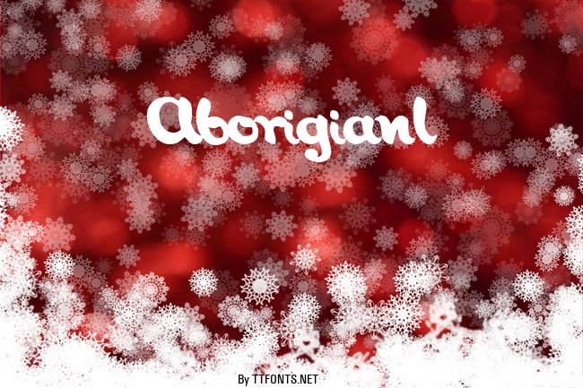 Aborigianl example