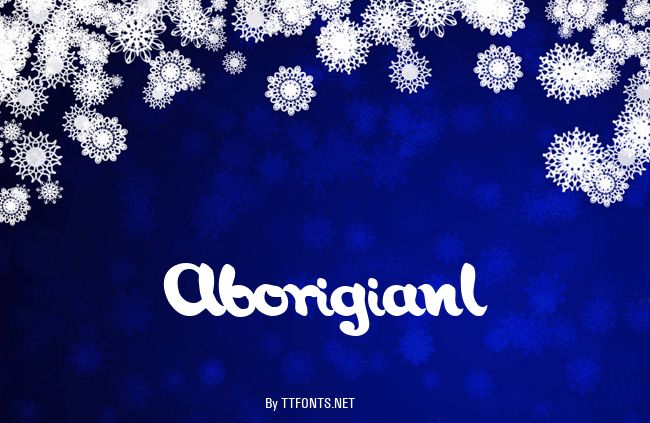 Aborigianl example