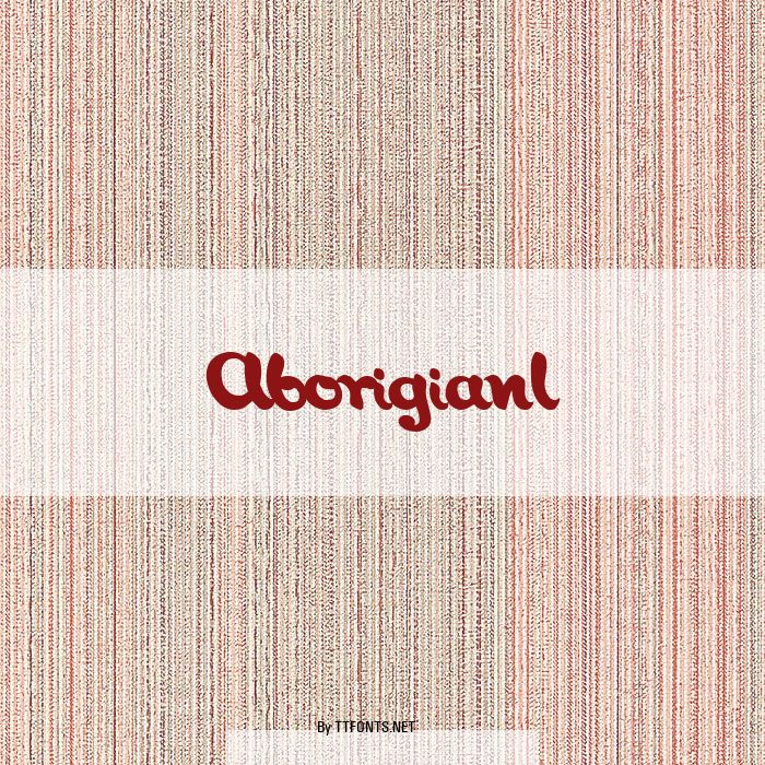 Aborigianl example