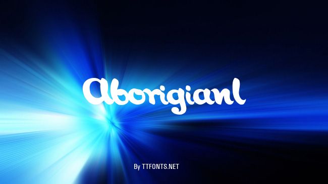 Aborigianl example