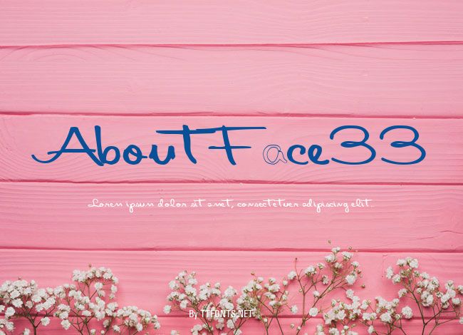 AboutFace33 example