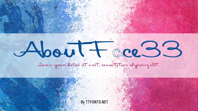 AboutFace33 example
