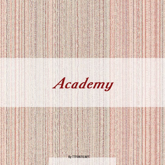 Academy example