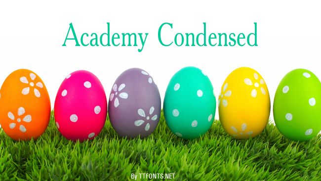 Academy Condensed example