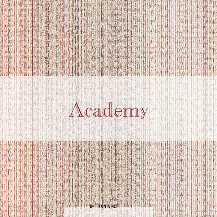 Academy example