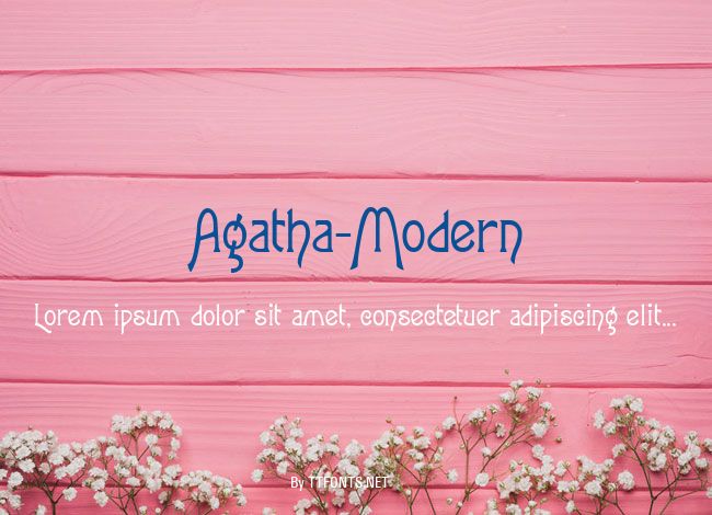 Agatha-Modern example