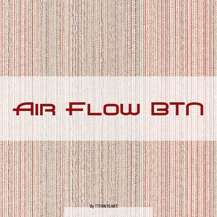 Air Flow BTN example