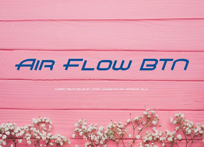 Air Flow BTN example