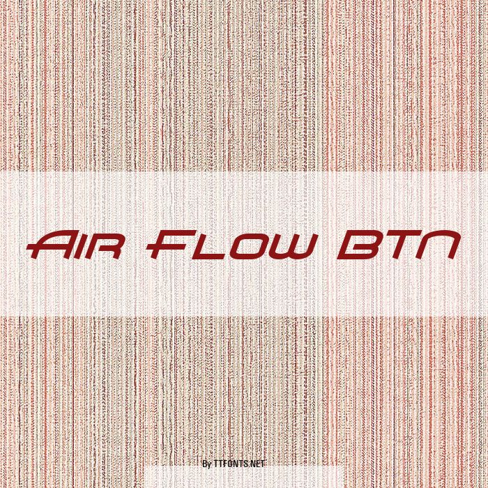 Air Flow BTN example