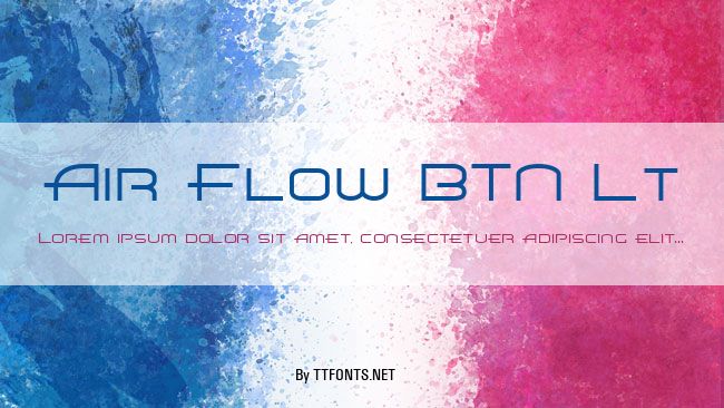 Air Flow BTN Lt example