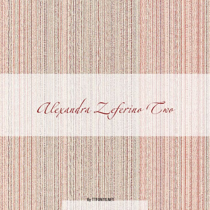 Alexandra Zeferino Two example