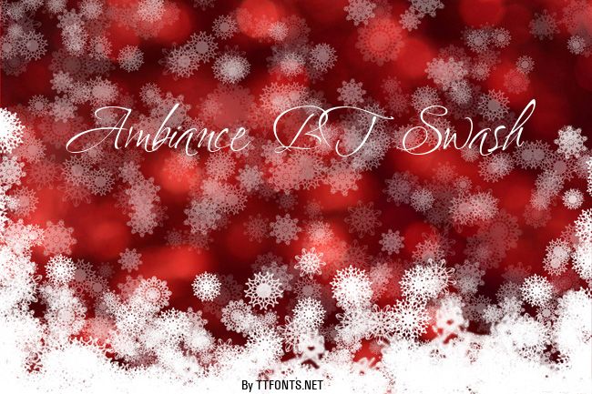 Ambiance BT Swash example