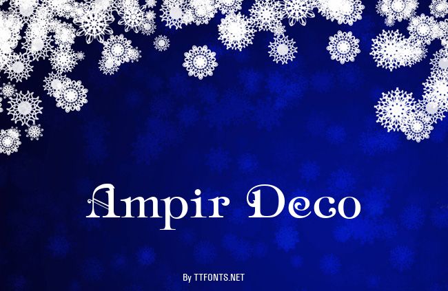 Ampir Deco example