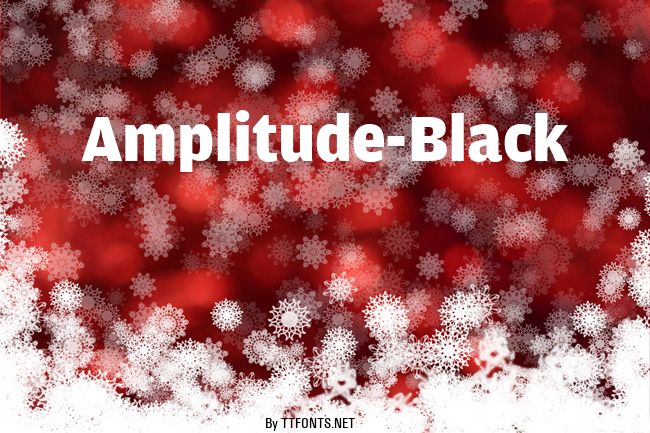 Amplitude-Black example