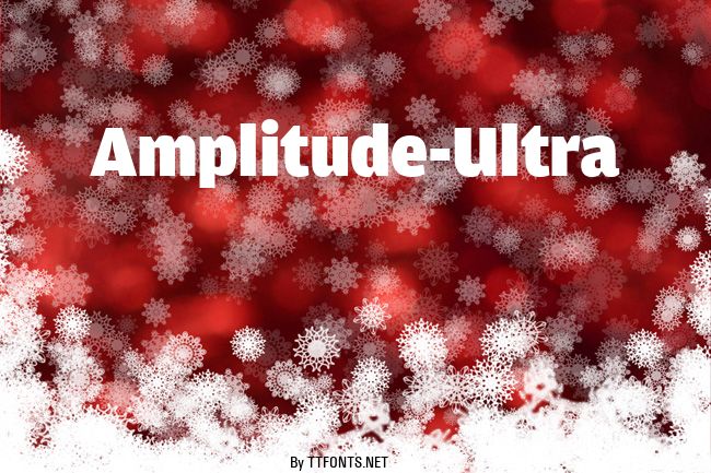 Amplitude-Ultra example