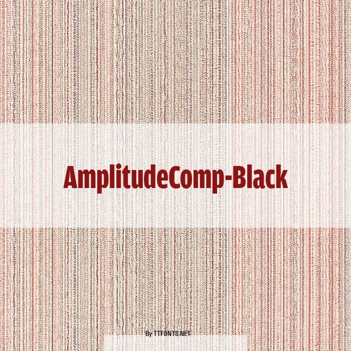 AmplitudeComp-Black example