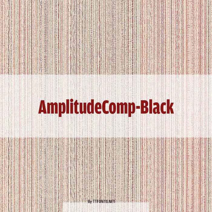 AmplitudeComp-Black example