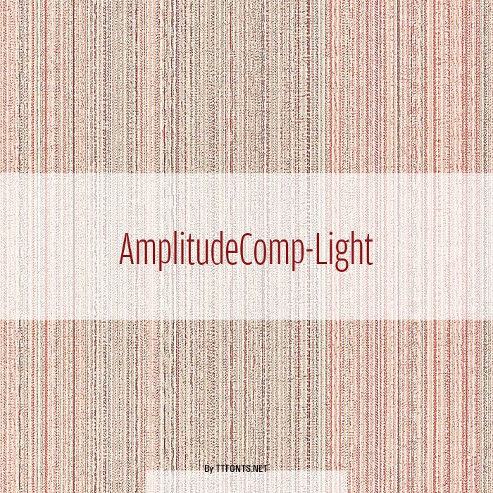 AmplitudeComp-Light example