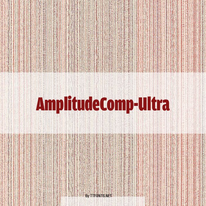 AmplitudeComp-Ultra example