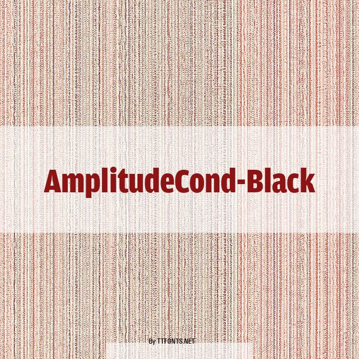 AmplitudeCond-Black example