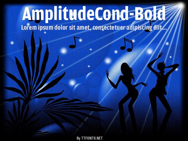 AmplitudeCond-Bold example
