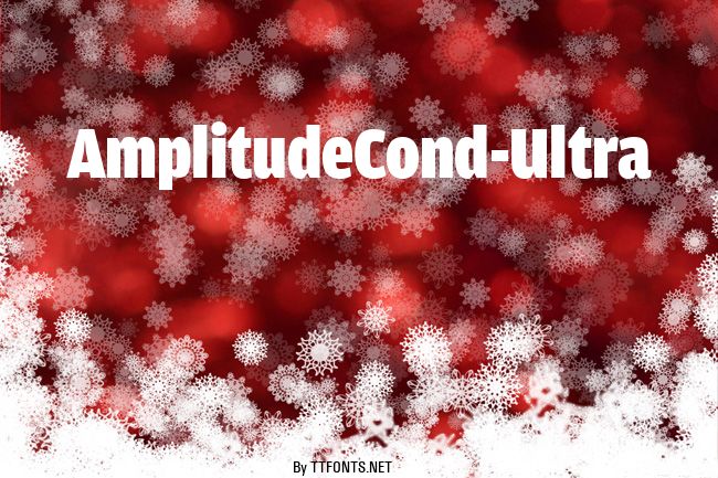 AmplitudeCond-Ultra example