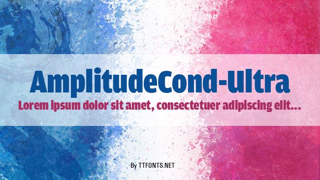 AmplitudeCond-Ultra example
