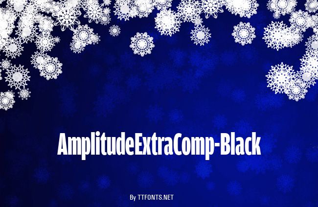 AmplitudeExtraComp-Black example