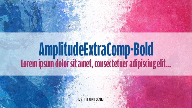 AmplitudeExtraComp-Bold example