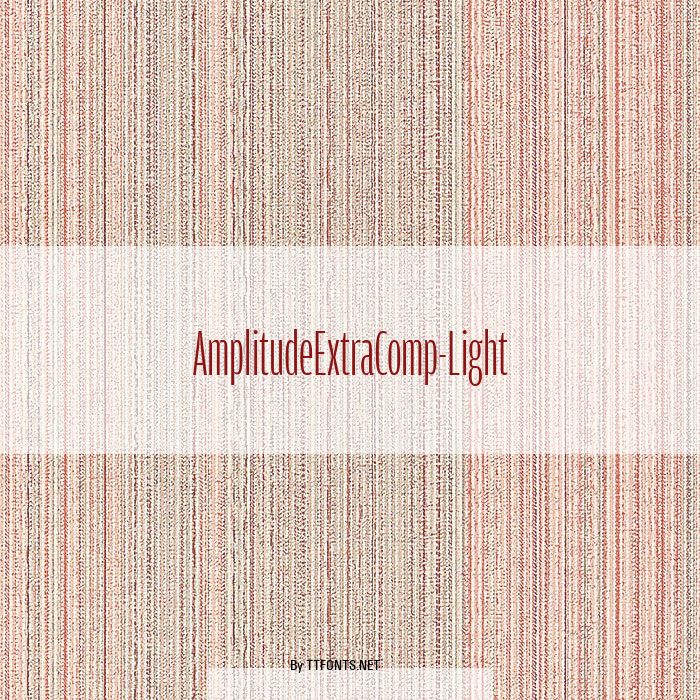 AmplitudeExtraComp-Light example