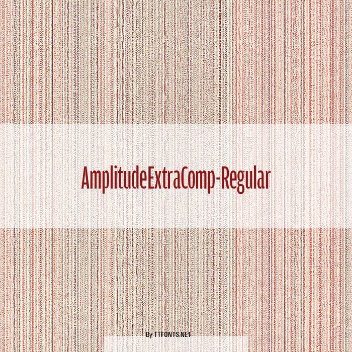 AmplitudeExtraComp-Regular example