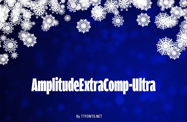 AmplitudeExtraComp-Ultra example