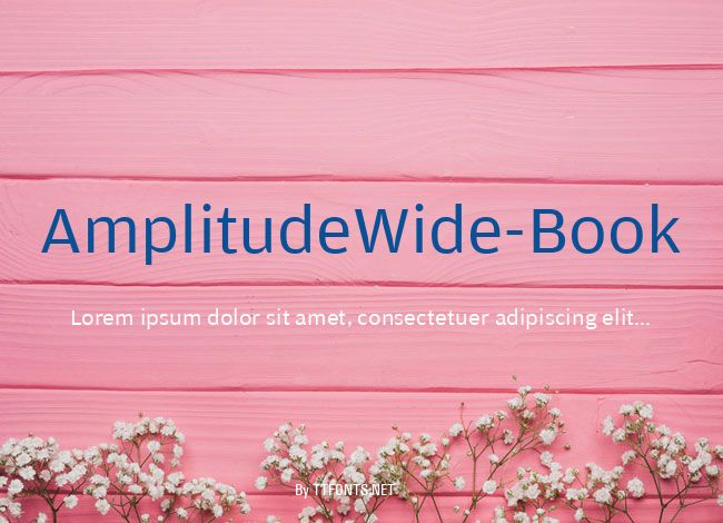 AmplitudeWide-Book example
