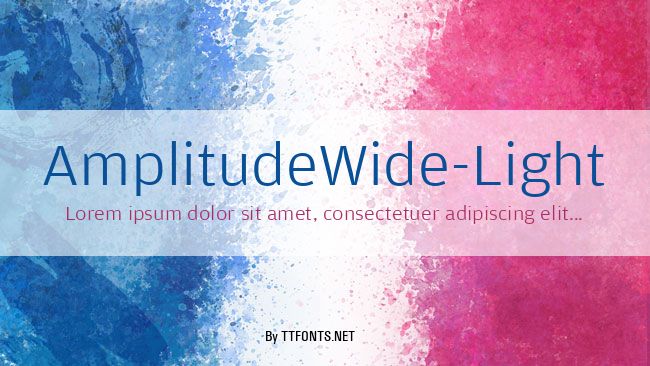 AmplitudeWide-Light example