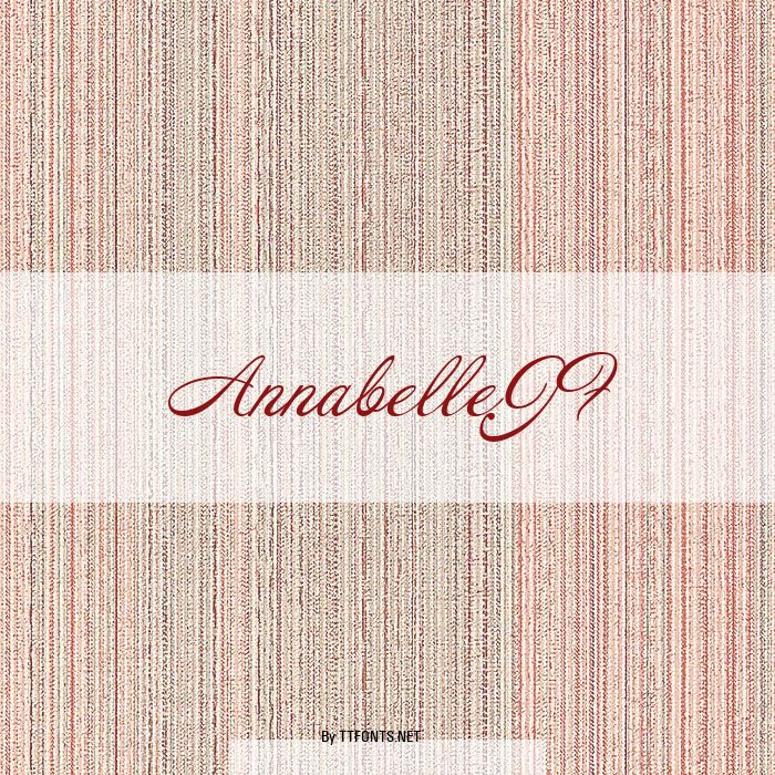 AnnabelleJF example