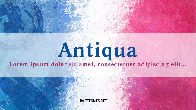 Antiqua example
