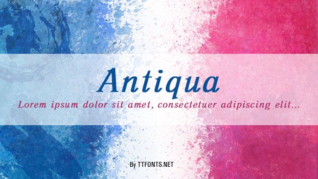 Antiqua example