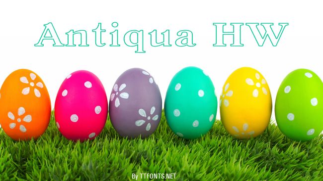 Antiqua HW example