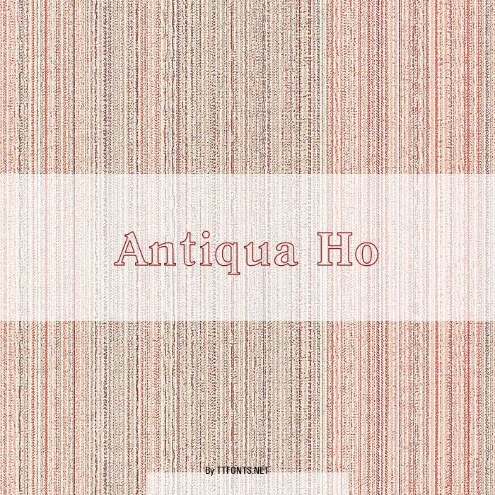 Antiqua Ho example